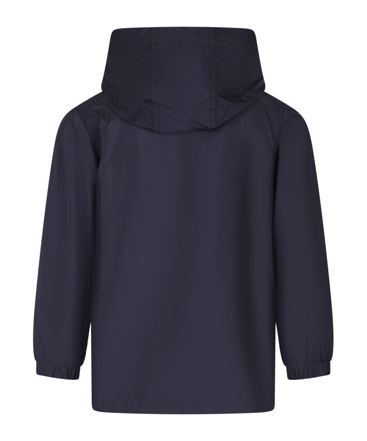 Moncler Hooded Jacket In Blue