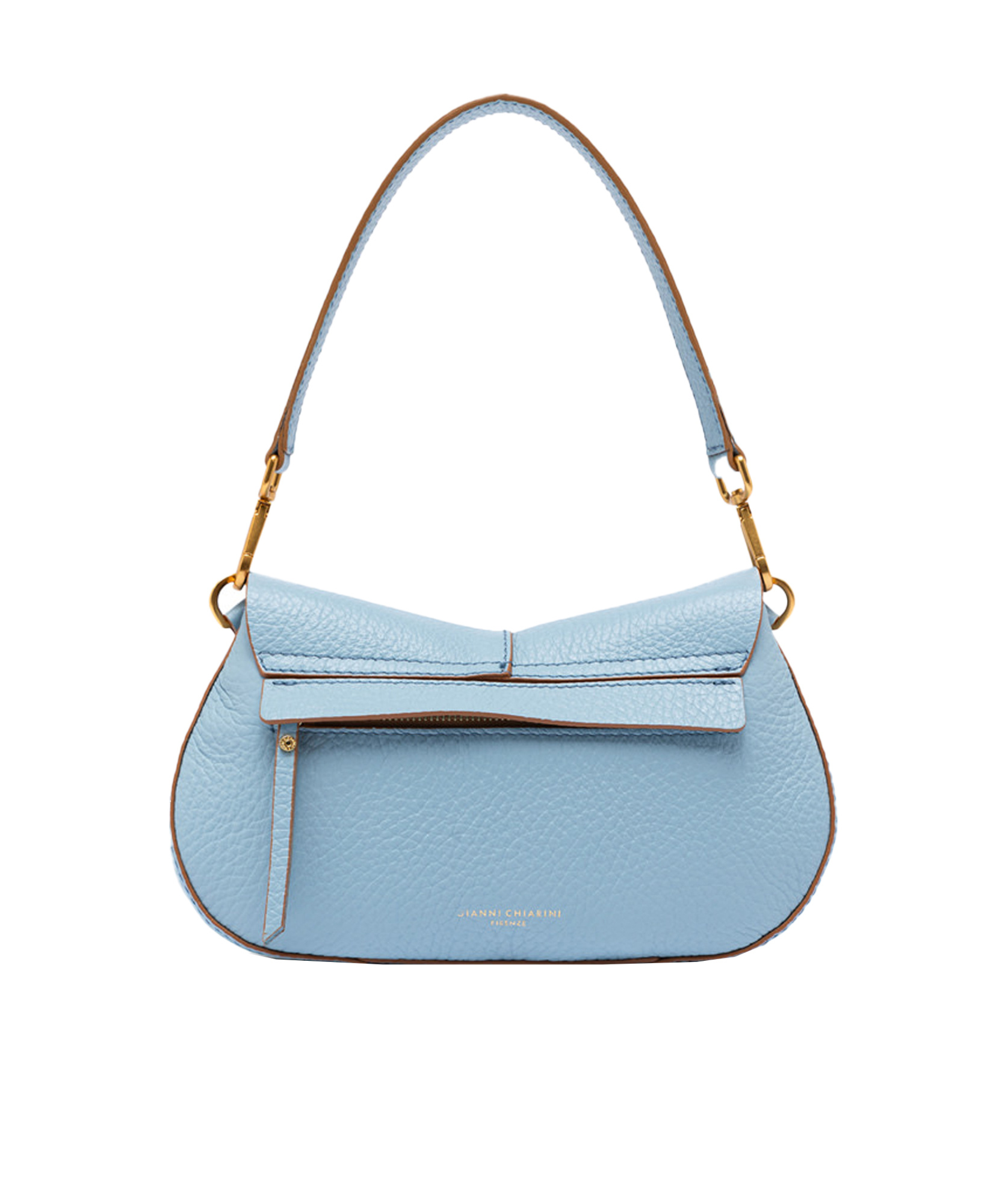 Gianni Chiarini Round Shoulder Backpack In Blue