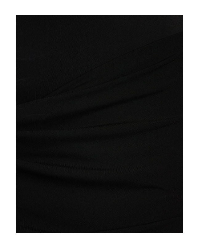 Jacquemus La Mini Robe Drapeado Asymmetric Draped Stretch-jersey Mini Dress