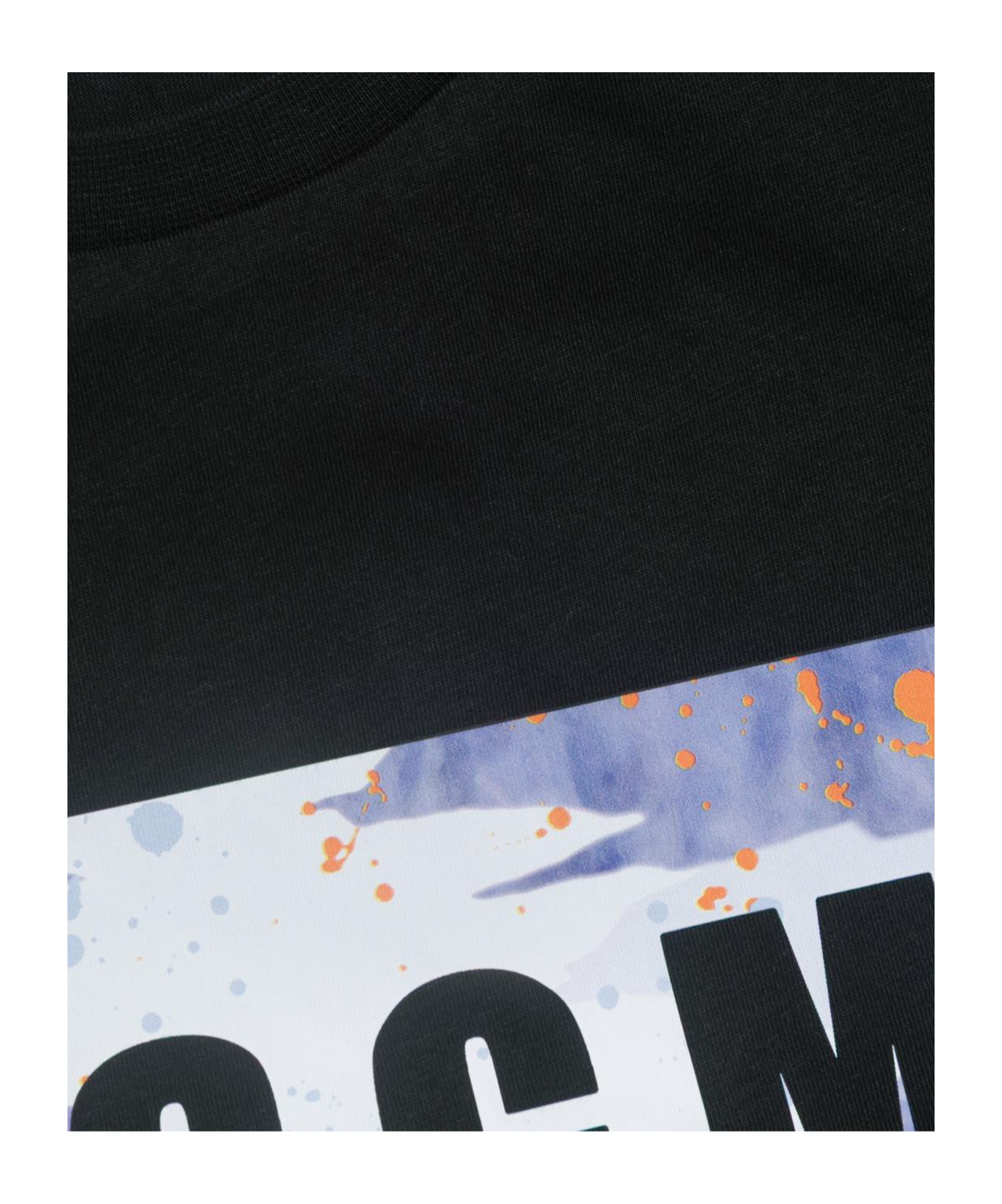 Shop Msgm Logo-print T-shirt In Black