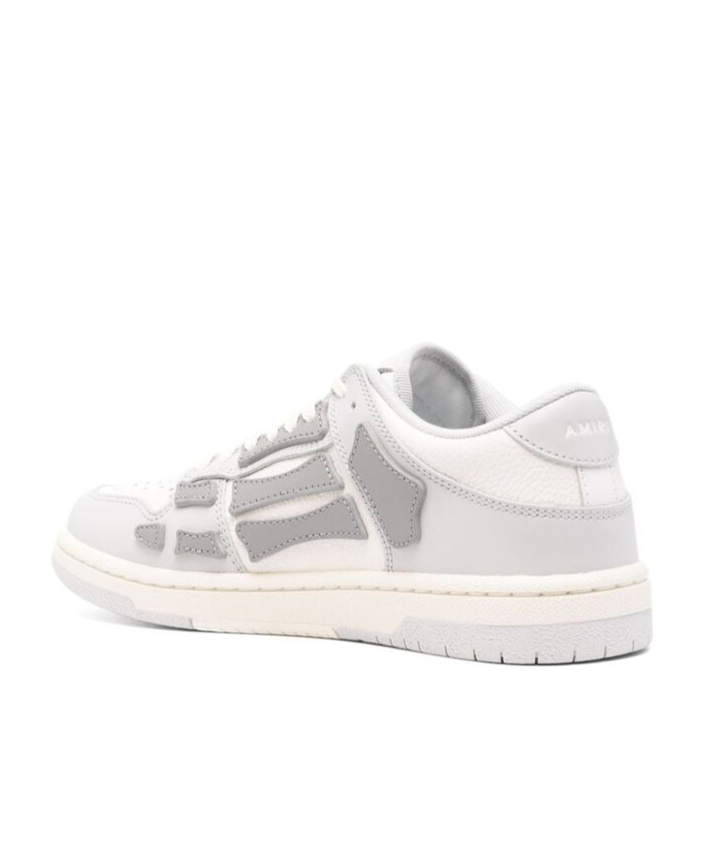 Amiri Skel Colorblock Low-top Sneakers In White