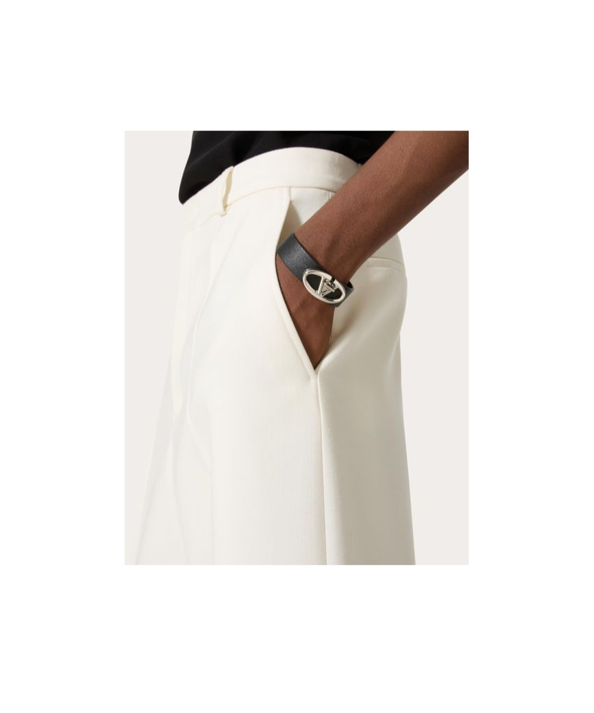Valentino Vlogo Bracelet In Black