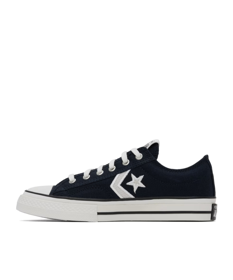 Converse Star Pattern Low-cut Skate Shoes In Black