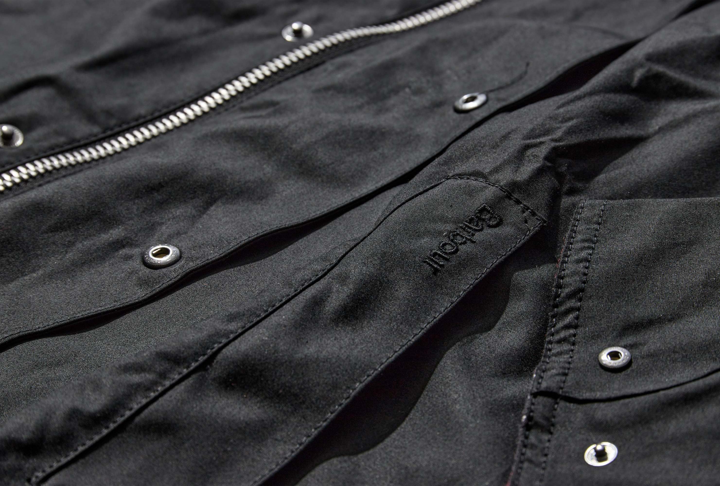 Barbour Long-sleeved Casual Jacket In Black