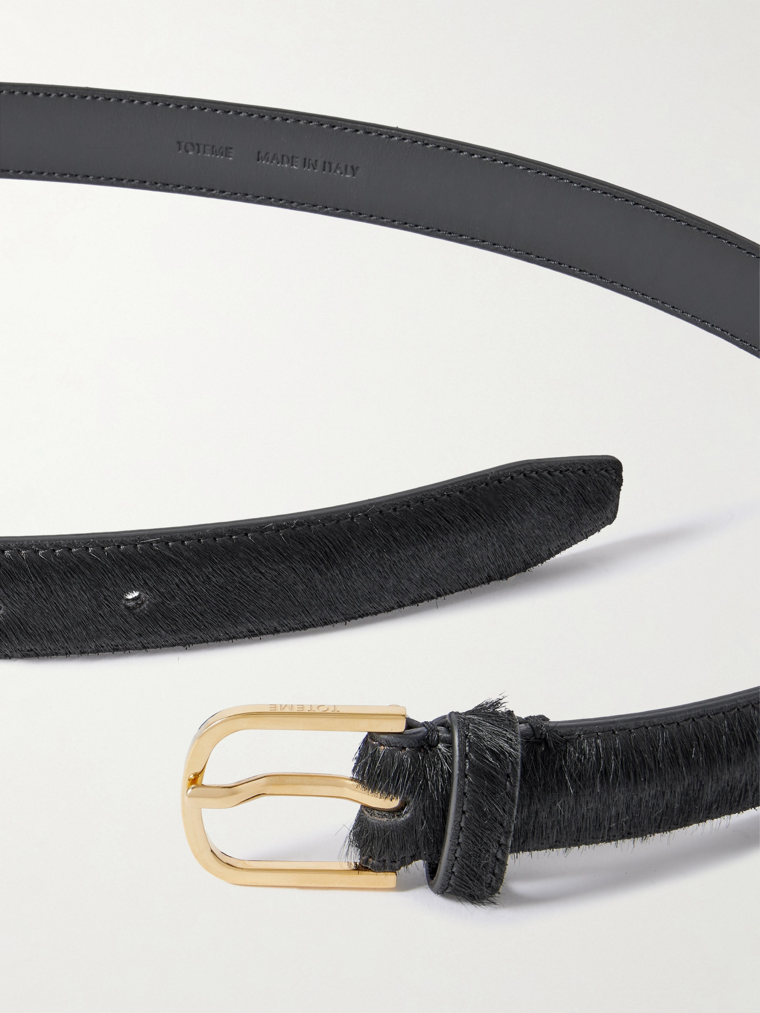 Totême Brushed Belt In Black