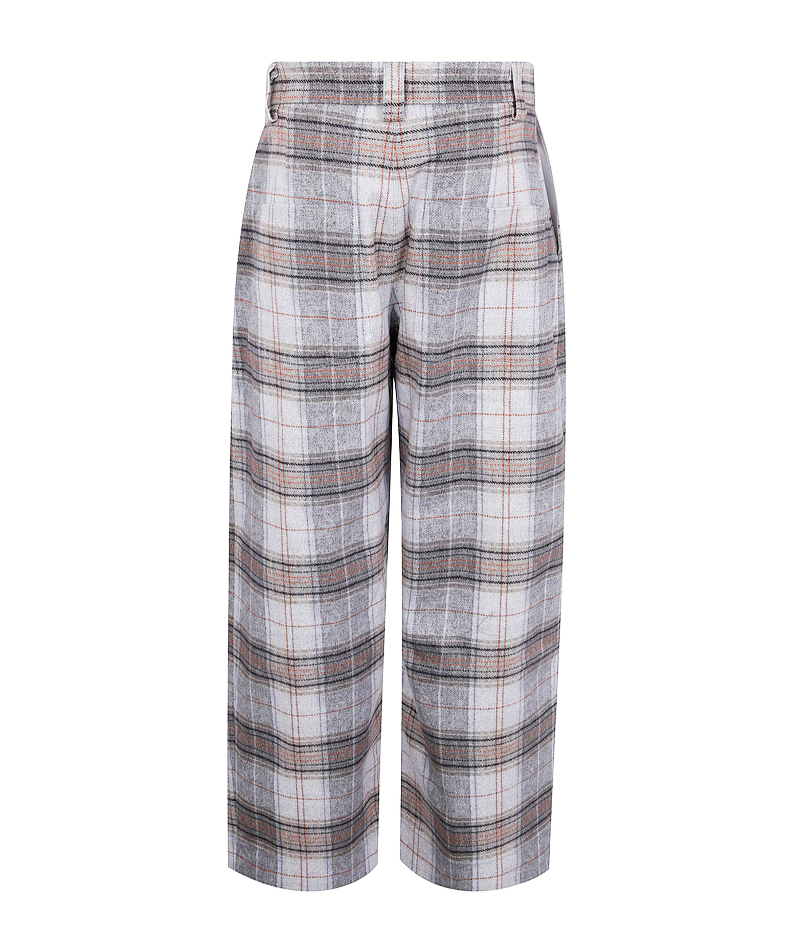 Pierre-louis Mascia Plaid-check Trousers In Gray