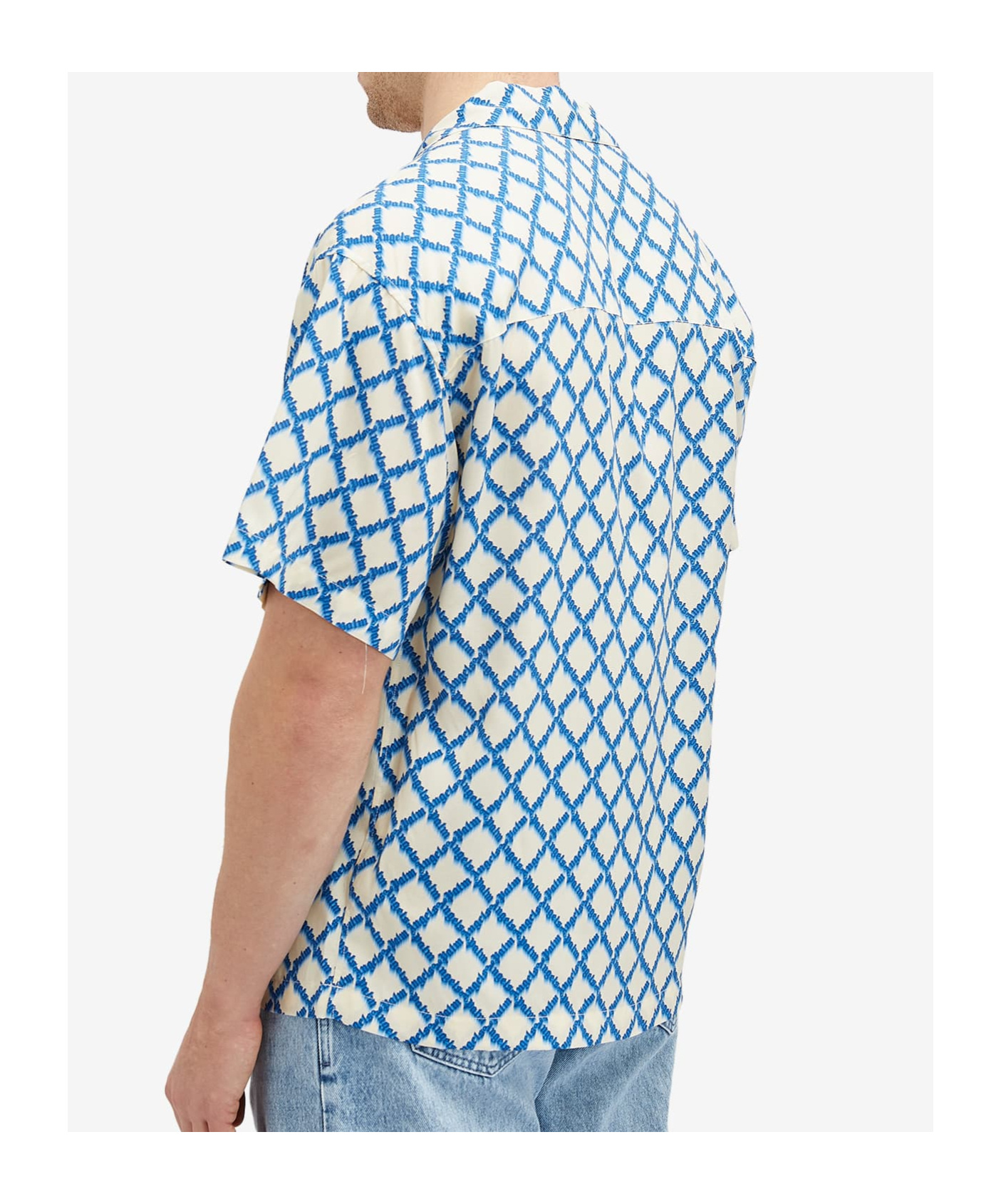Palm Angels Short-sleeved Shirt In White