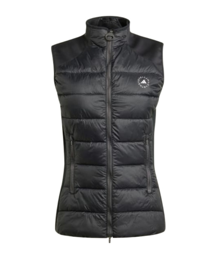 Adidas By Stella Mccartney Quilted Panelled Gilet In Multi