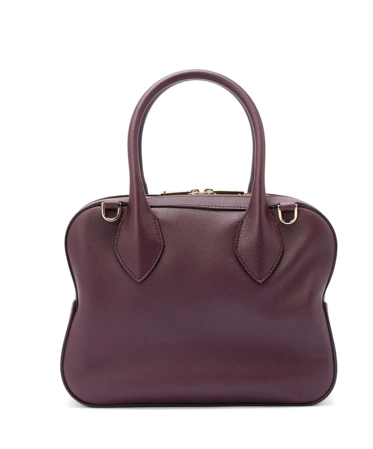 Ferragamo Double Handle Tote Bag In Brown