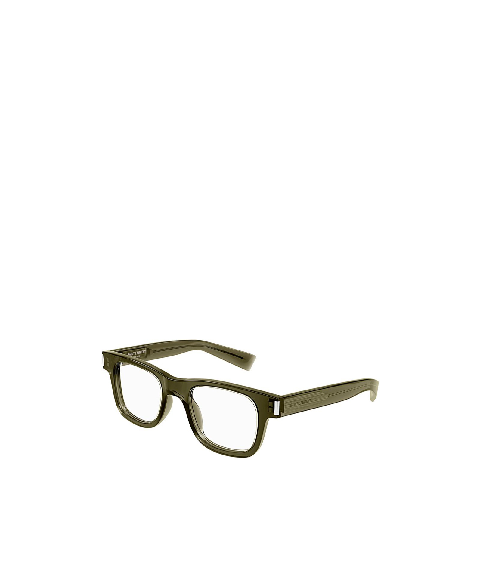 Saint Laurent Sl5640pt Square-frame Glasses In Green