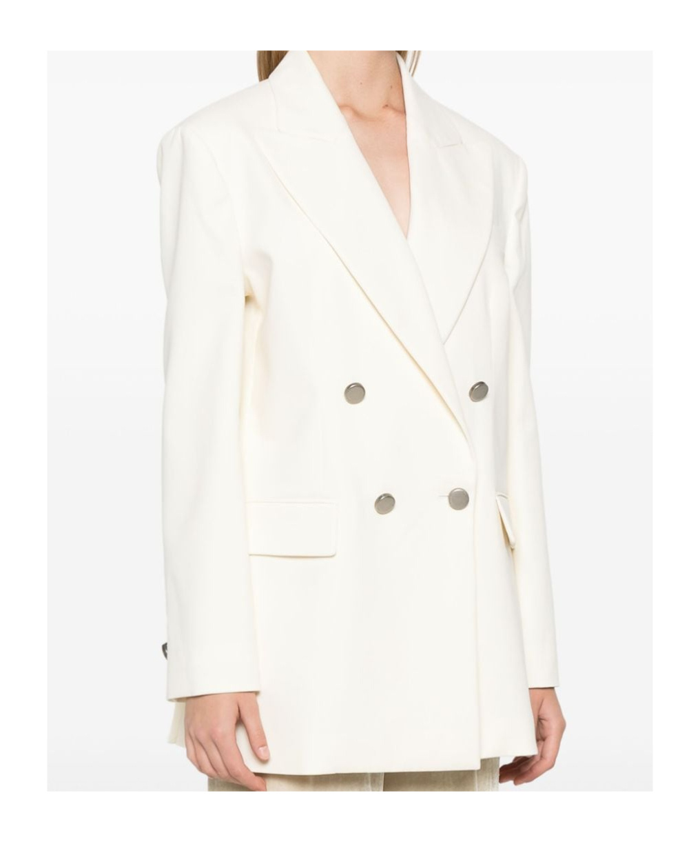 P.a.r.o.s.h Parosh Crew Cotton Blend Blazer Jacket