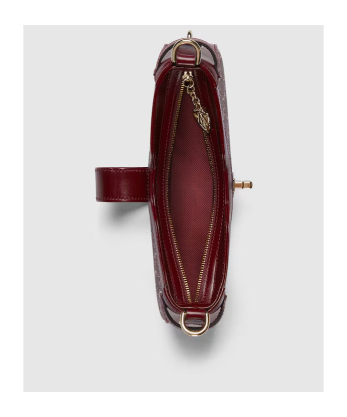 Gucci Moon Side Mini Shoulder Bag In Red