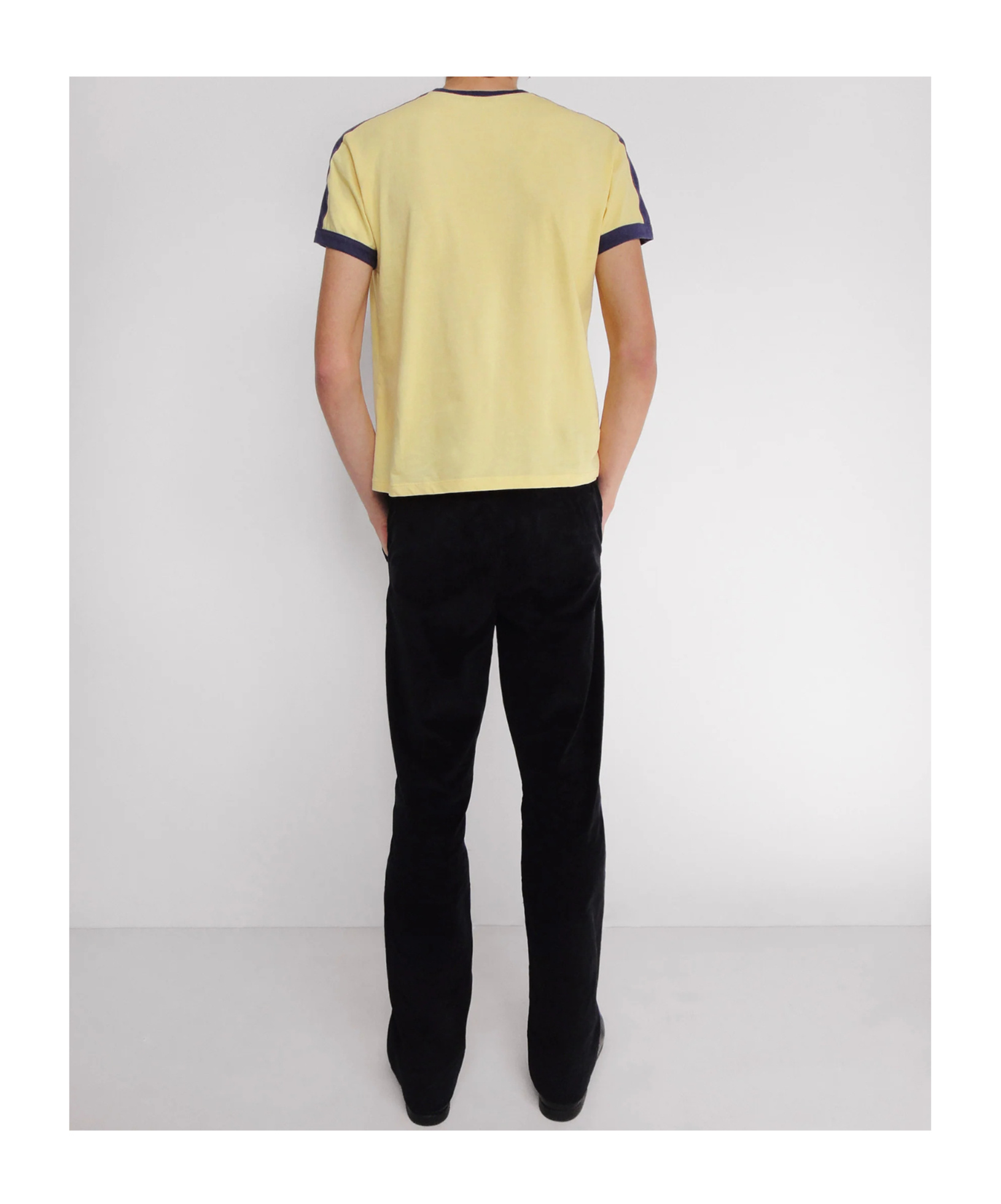 Gimaguas Rene Corduroy Straight-leg Trousers In Black