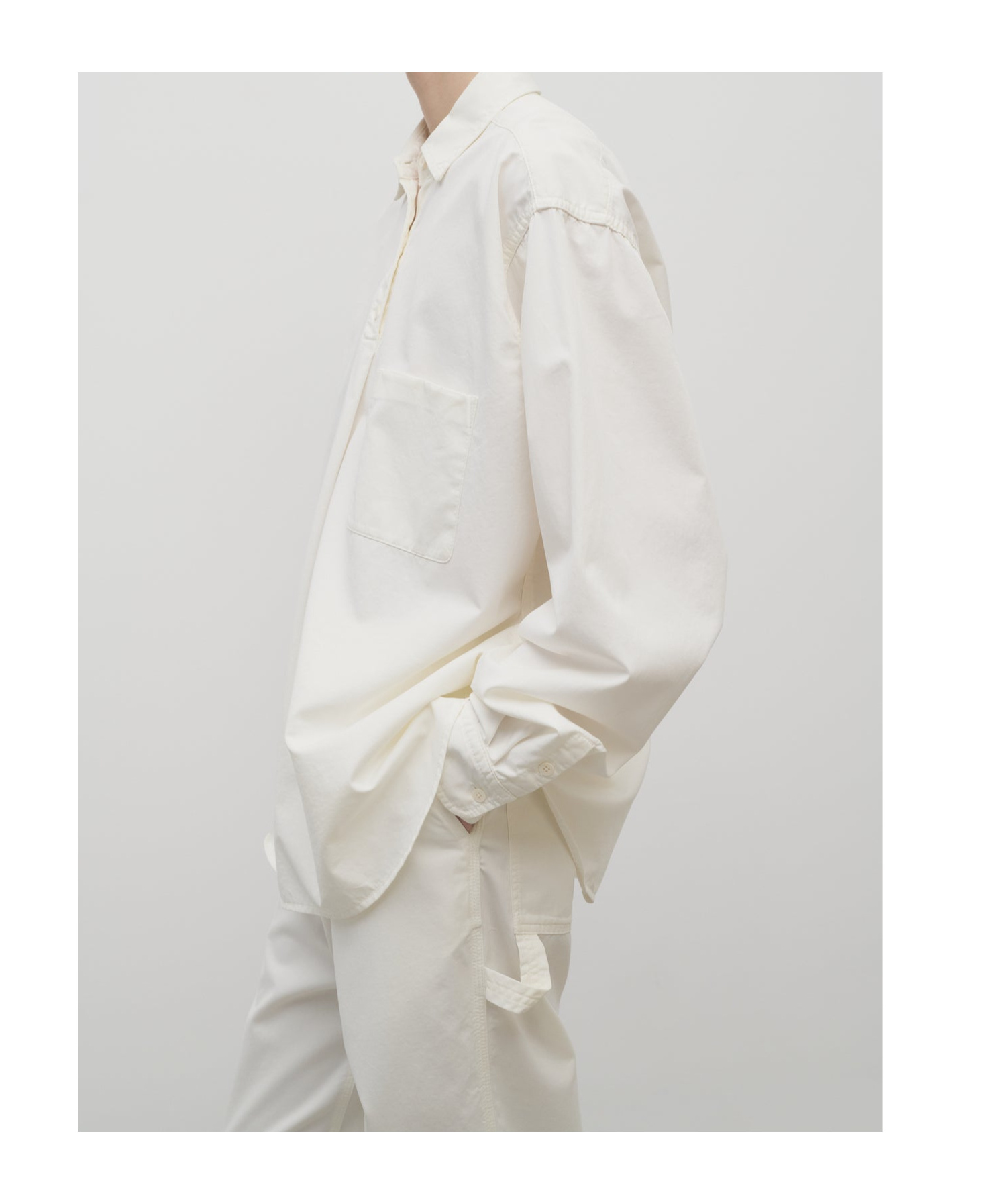 The Row Long Sleeve Shirt In White