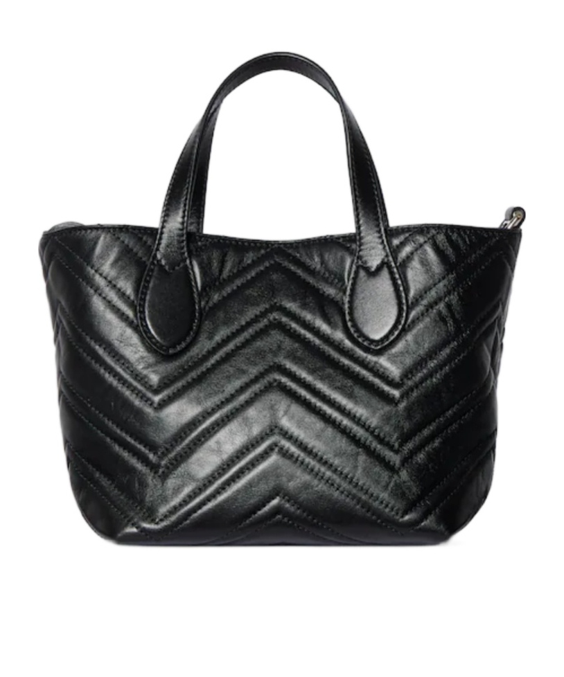 Gucci Gg Marmont Small Tote Bag In Black