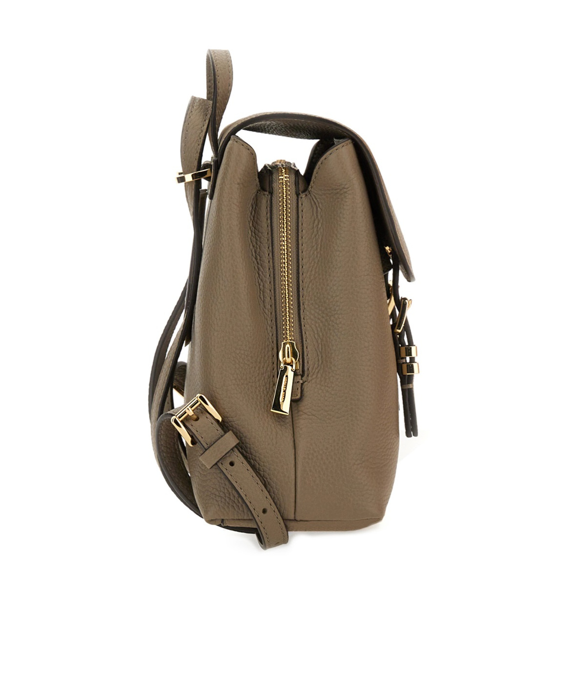 Shop Michael Michael Kors Grained-leather Backpack