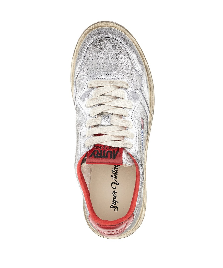 Autry Lace-up Low-cut Sneakers In White