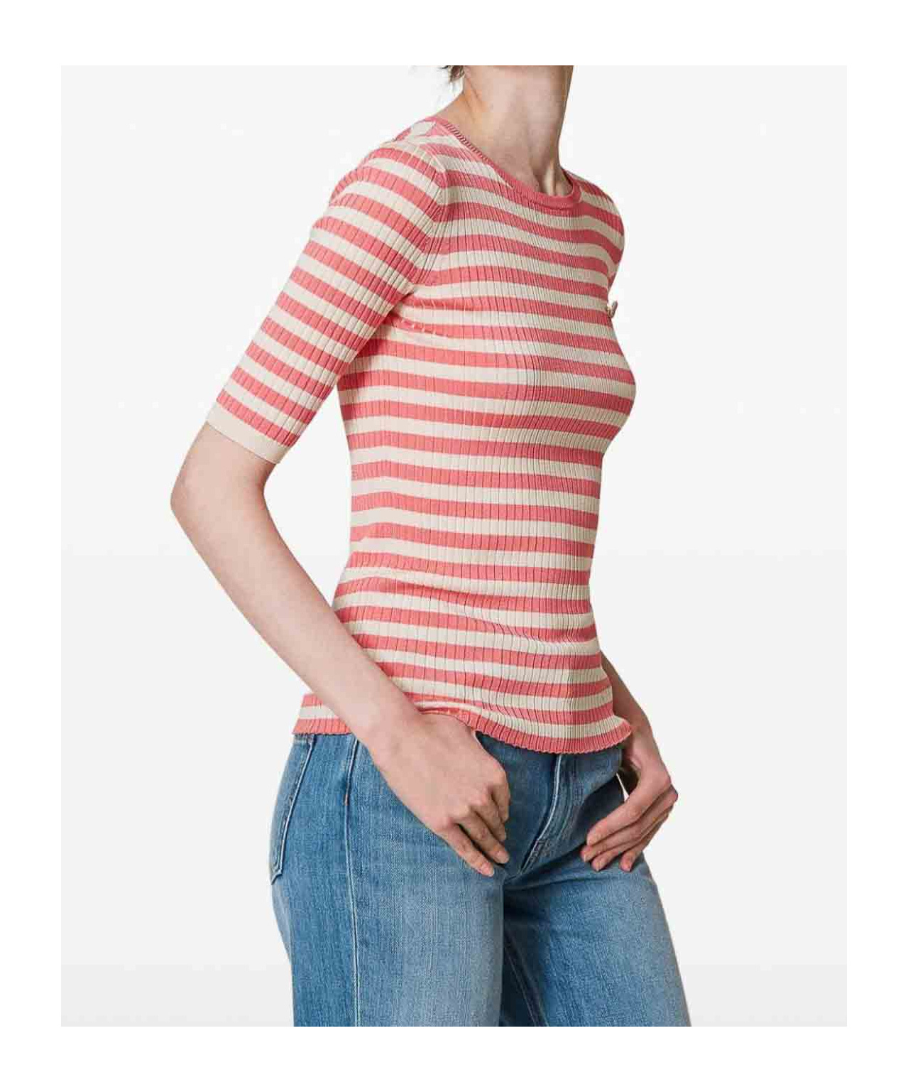 Shop Twinset Striped Short-sleeve T-shirt