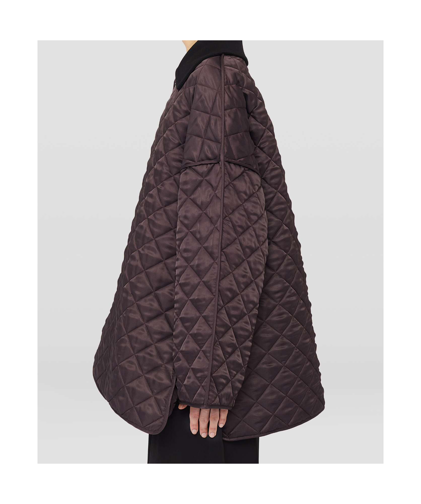 Jil Sander Quilted Jacket In Black