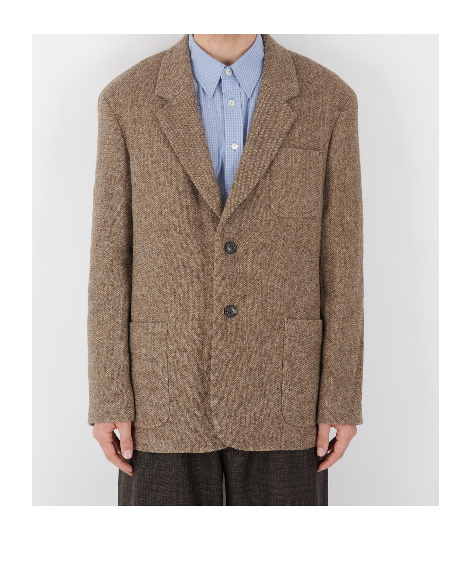 Our Legacy Long-sleeved Suit Jacket In Brown