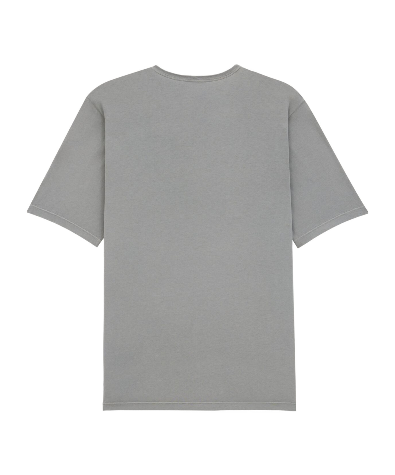 Saint Laurent Cassandre Cotton Blend T-shirt In Gray
