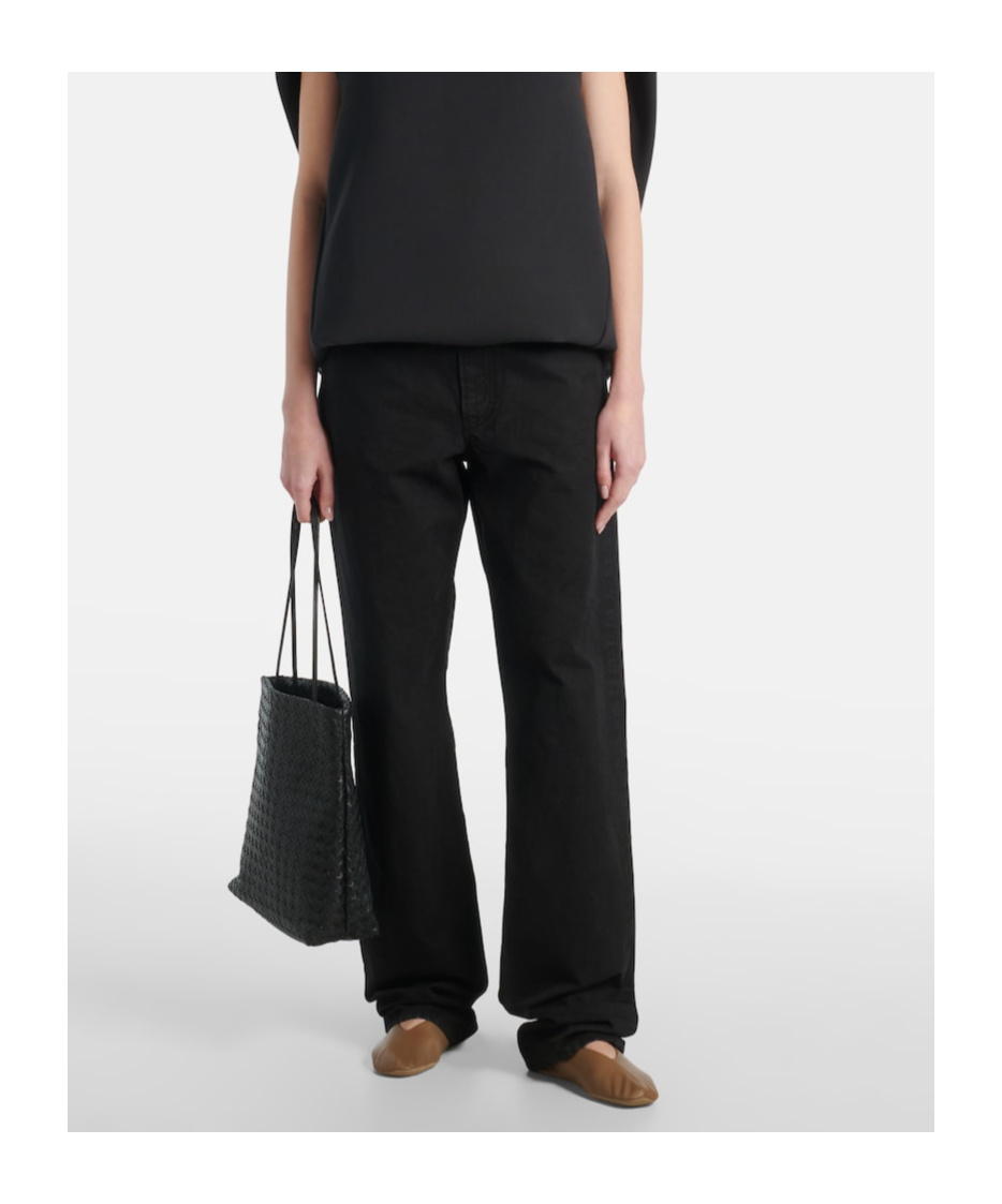 The Row Stella Leather Ballet Flats In Animal Print