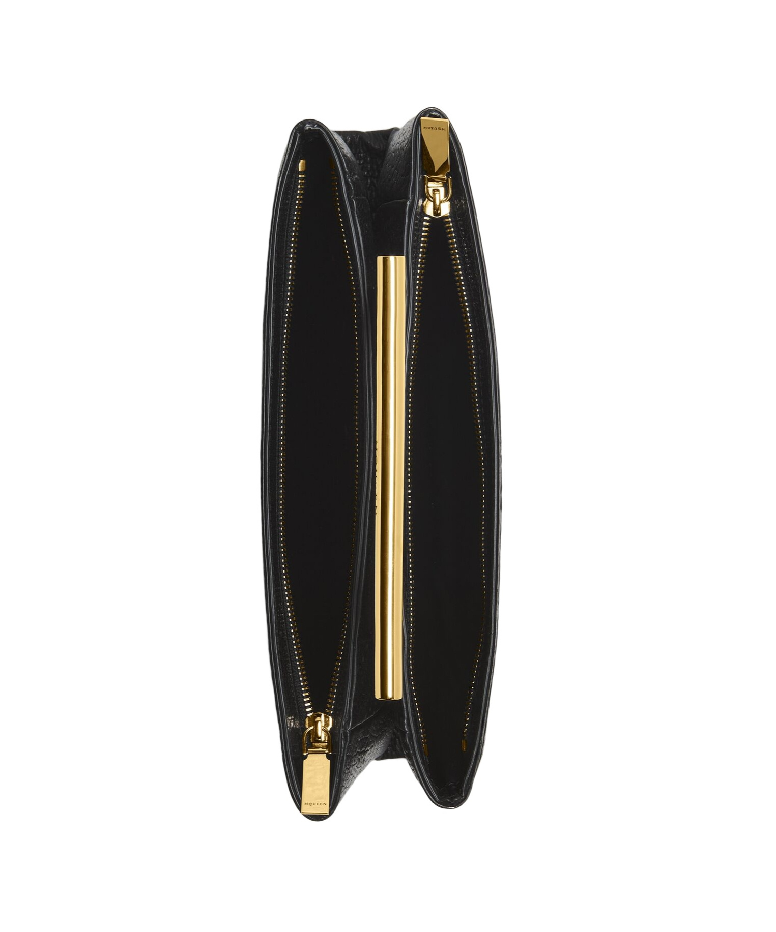 Alexander Mcqueen Handbag With Metal Handle In Black