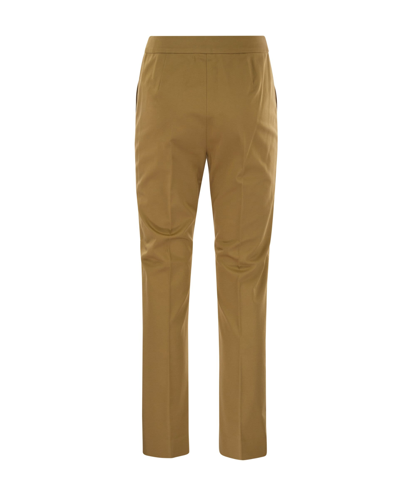 MAX MARA MAX MARA OKRA PLEAT DETAILED CROPPED TROUSERS