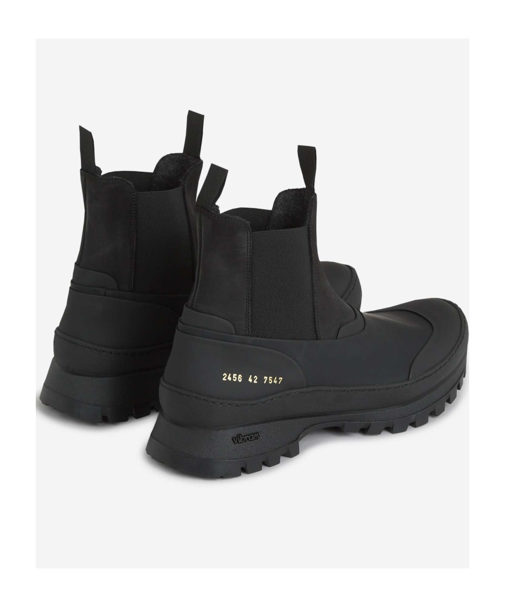 Common Projects Chelsea Hiker Boots In Black