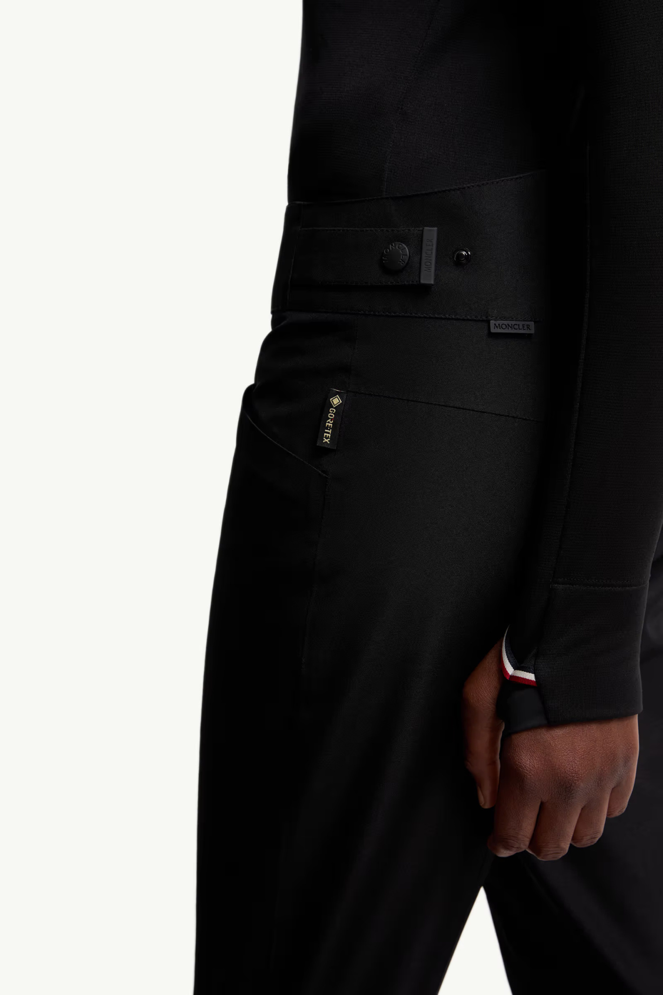 Moncler Padded Gore-tex Ski Pants In Black