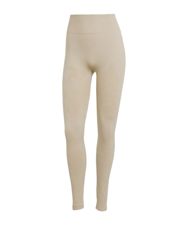 Adidas By Stella Mccartney Truestrength Paneled Printed Stretch Leggings In Nude