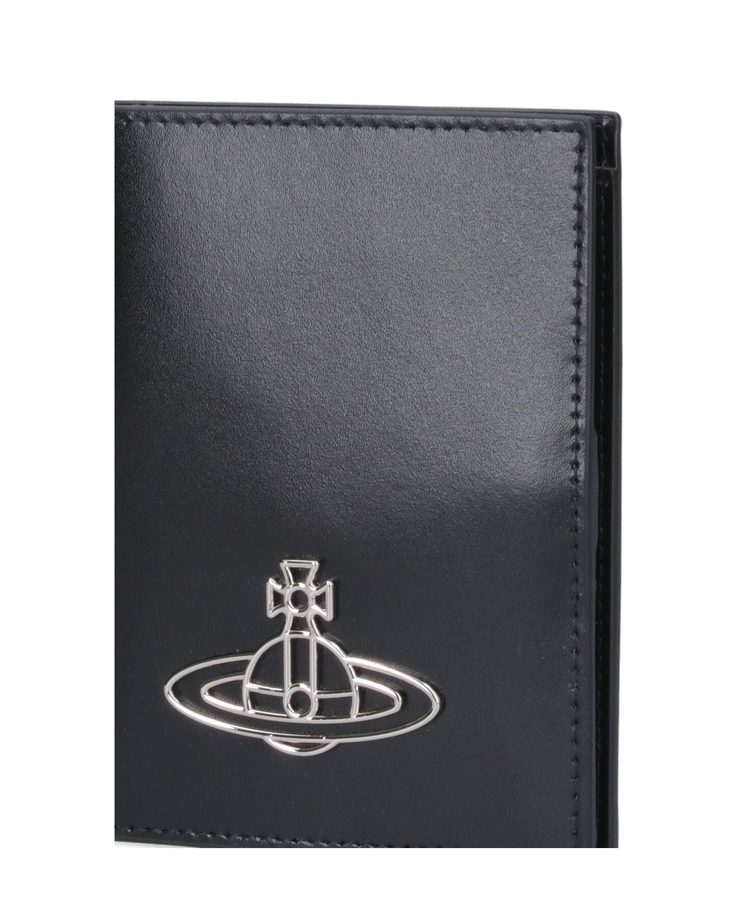 Vivienne Westwood Bifold Logo Card Holder In Black