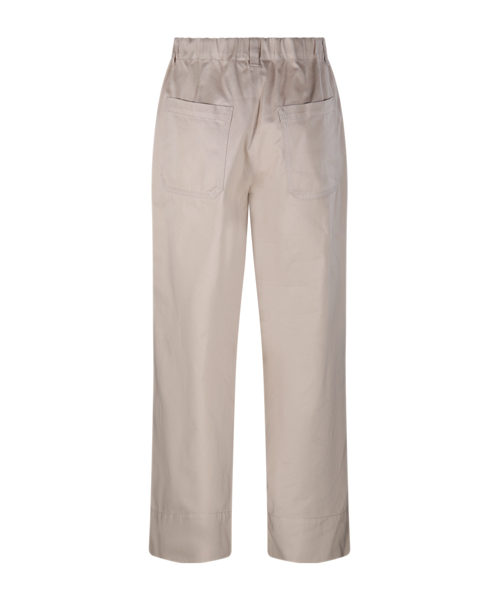 Max Mara Belt-loop Casual Pants In Nude