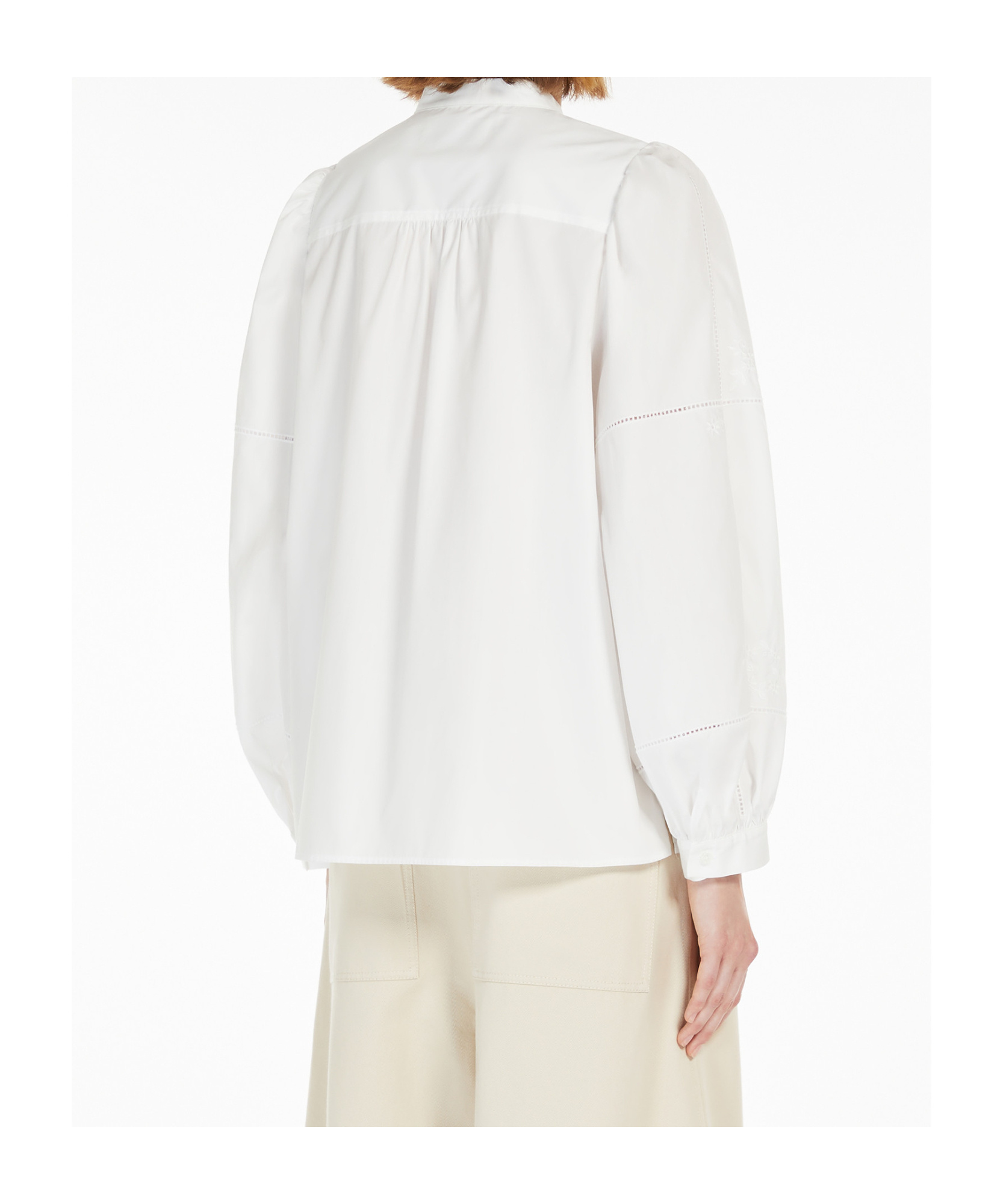 Weekend Max Mara Long-sleeved Shirt In White