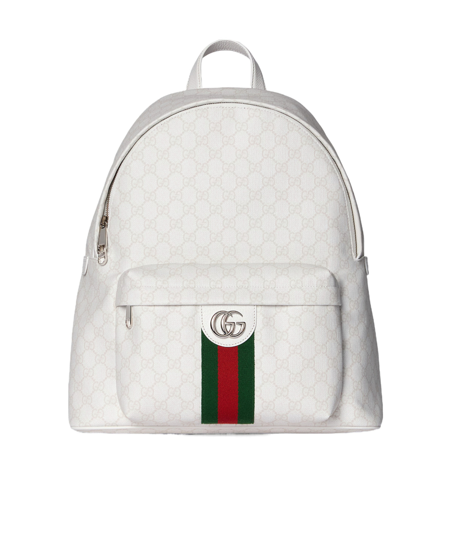 Gucci Ophidia Medium Backpack In White