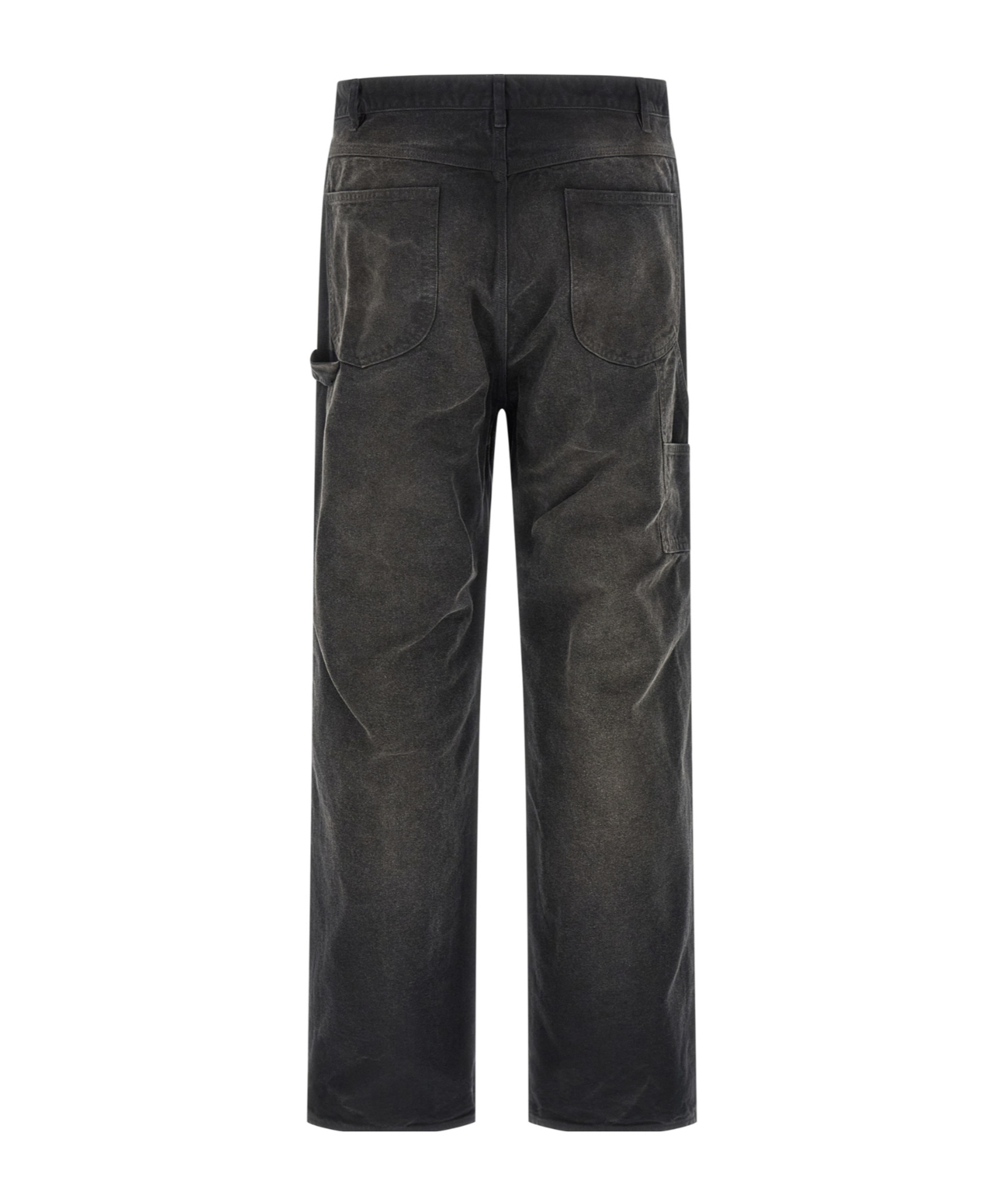 Auralee Garment-dyed Workwear Trousers In Multi