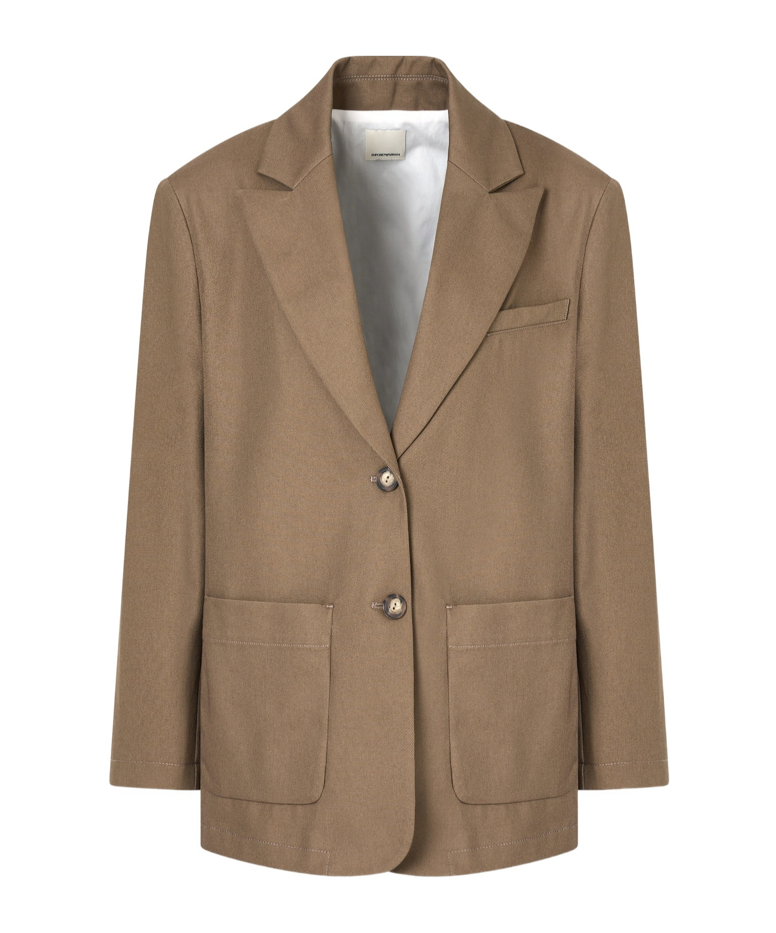 EMPORIO ARMANI GABARDINE-WEAVE BLAZER