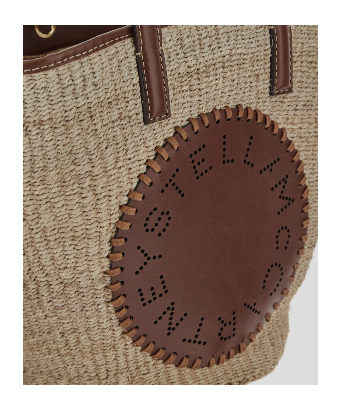 Stella Mccartney Appliqué-logo Tote Bag In Multicolor