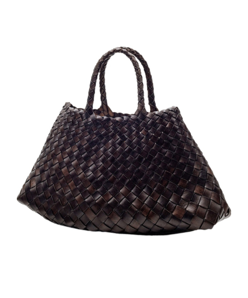 Dragon Diffusion Santa Croce Small Handbag In Black