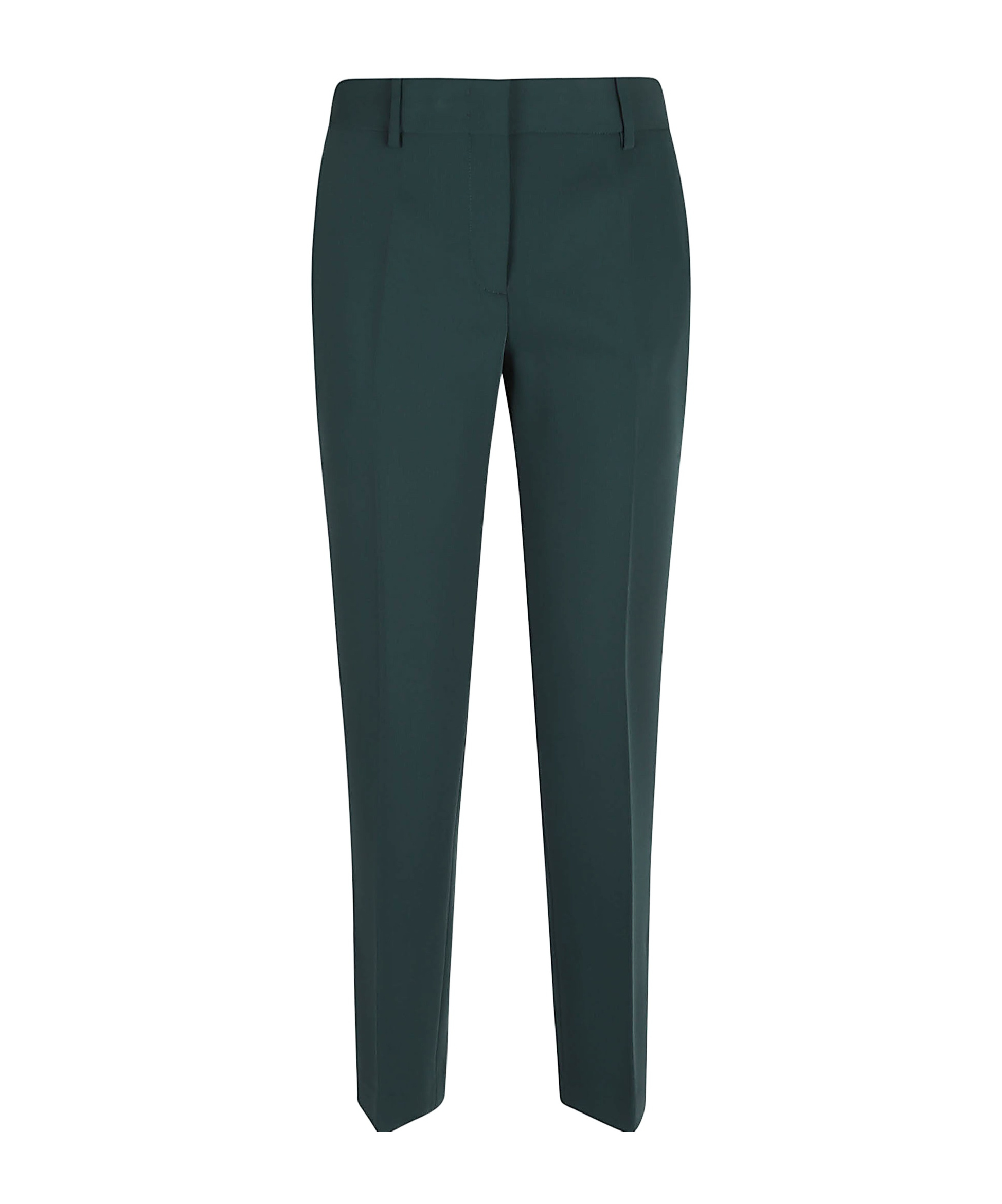 Ermanno Scervino Tailored Trousers With Pockets And Loops In Green