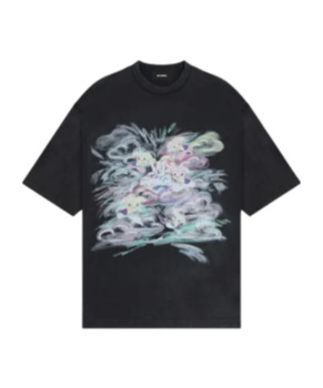 We11 Done Graphic-print Cotton T-shirt In Black