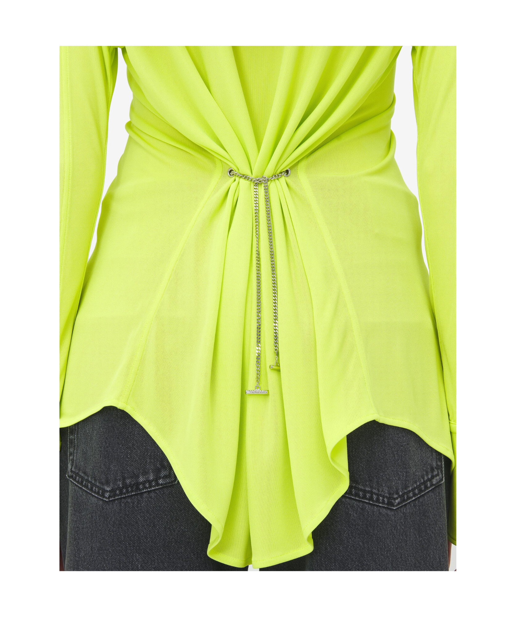 Alexander Mcqueen Long-sleeved Shirt In Yellow