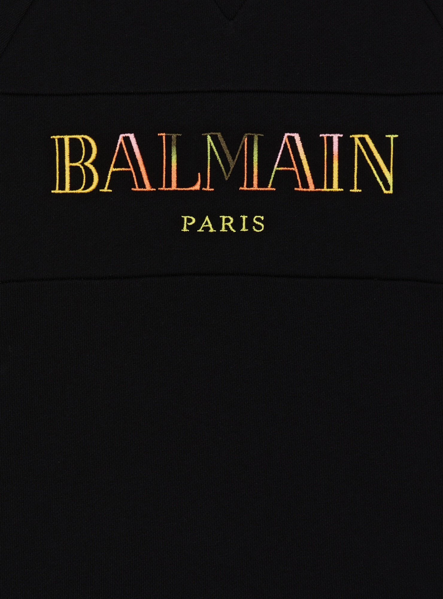 Balmain Sweatshirt Mit Logo-print In Black