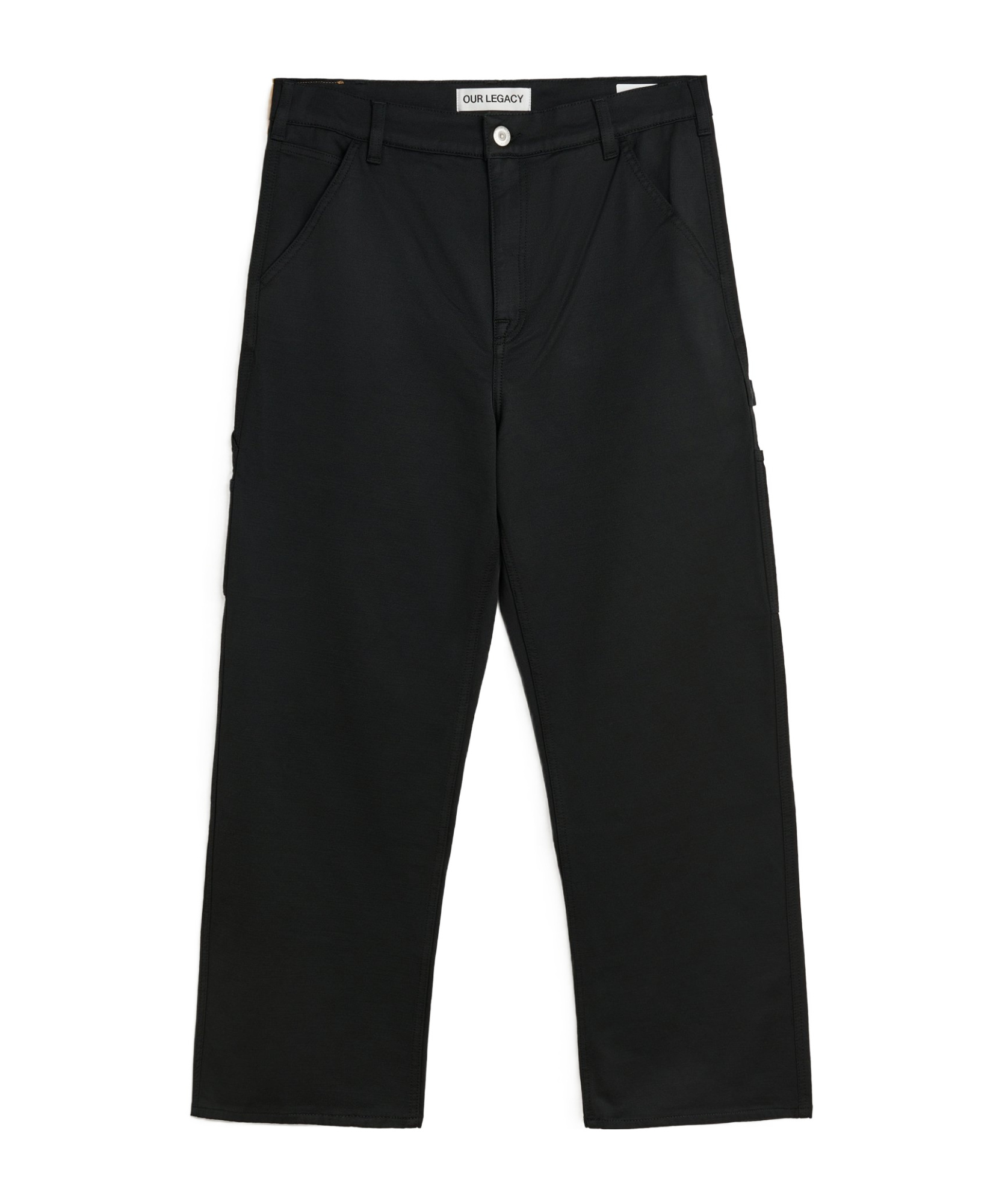 Our Legacy Belt-loop Casual Pants In Black