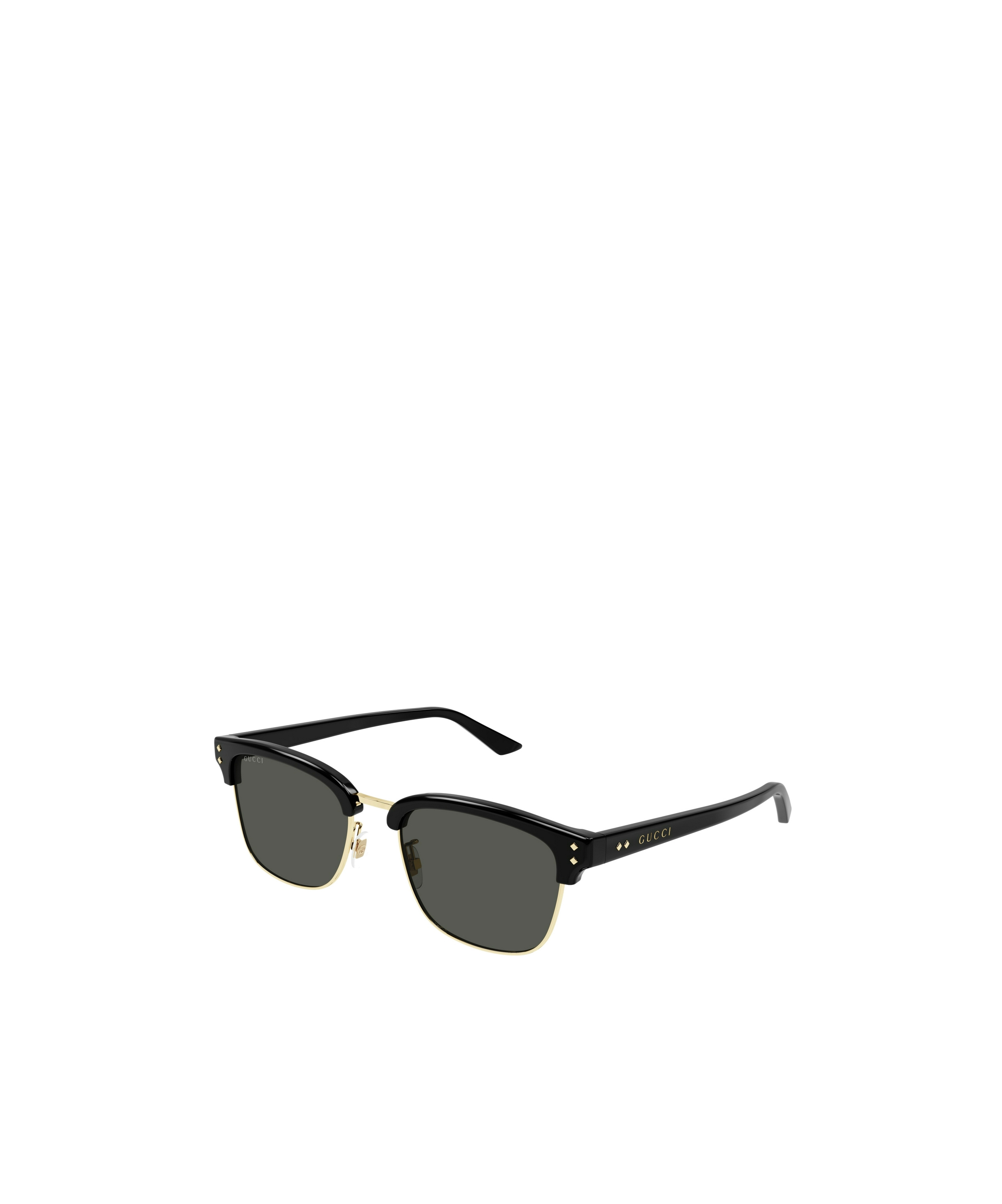 Gucci Gg1897sk Linea Institutional Logo 001 Black Grey Sunglasses In Black