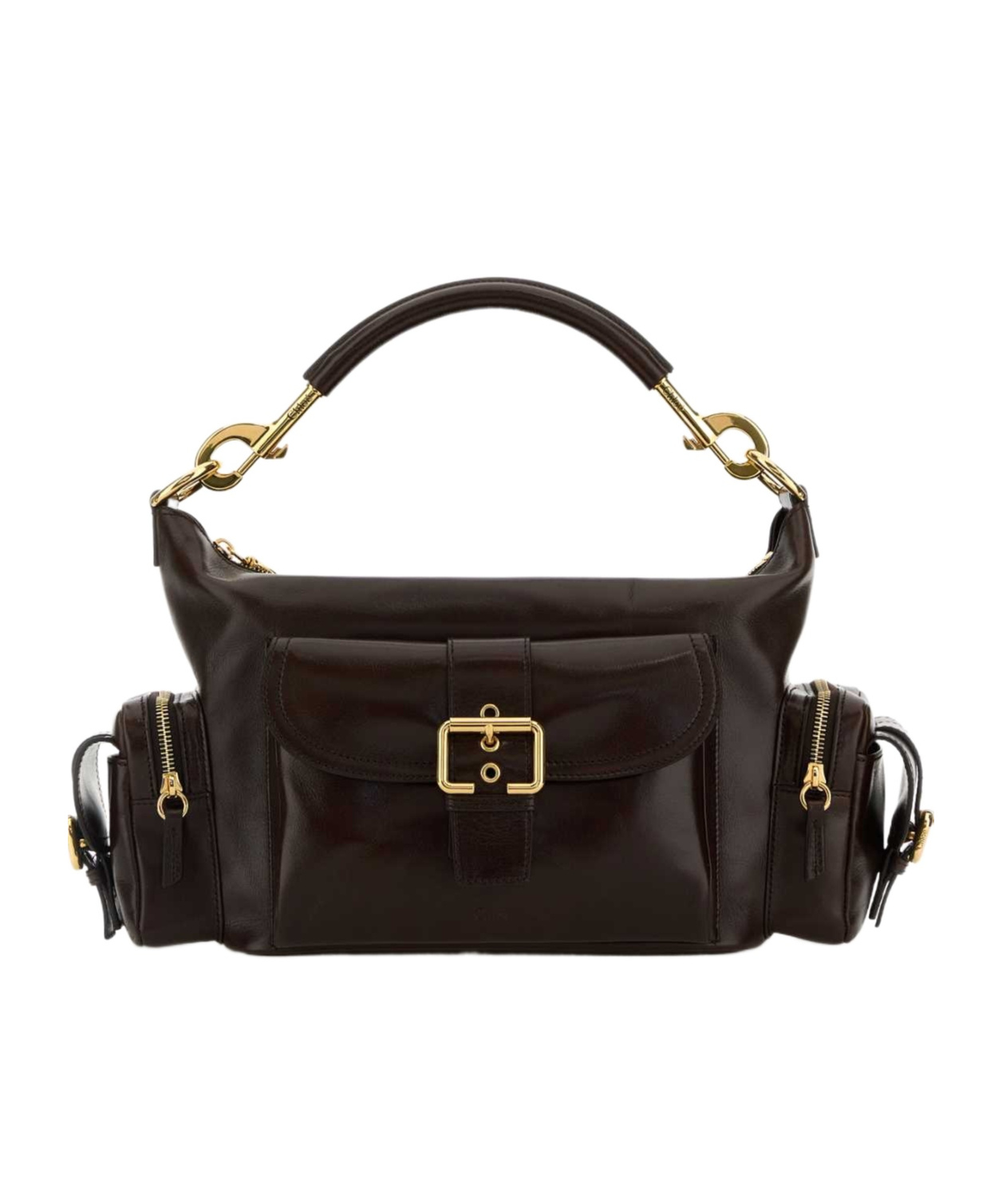 Chloé Chloe Chocolate Leather Camera Bag Handbag