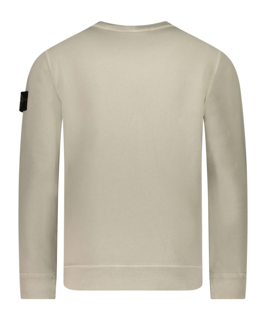Stone Island Wool-blend Crew-neck Sweater In Nude