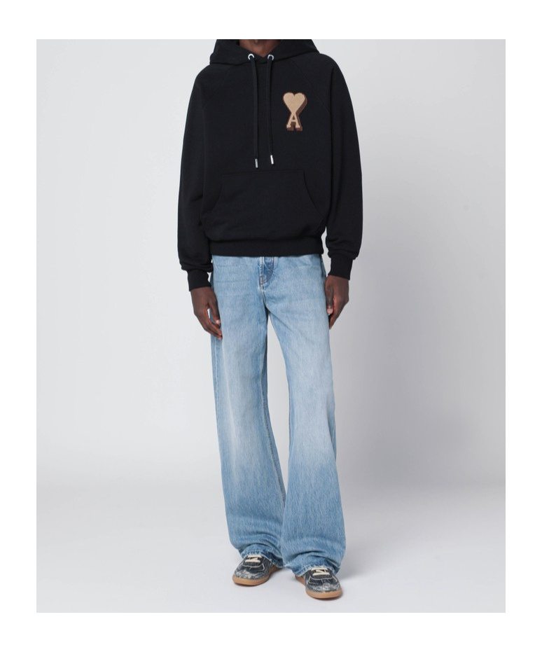 Ami Alexandre Mattiussi Long-sleeved Sweatshirt In Black