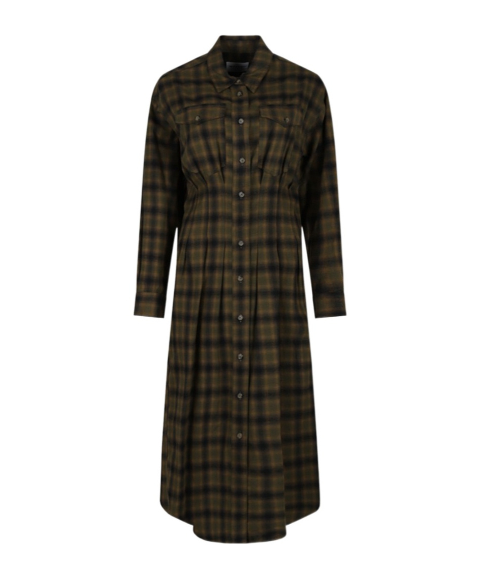 ISABEL MARANT ÉTOILE ISABEL MARANT ÉTOILE TIMEA CHECKED SHIRT DRESS