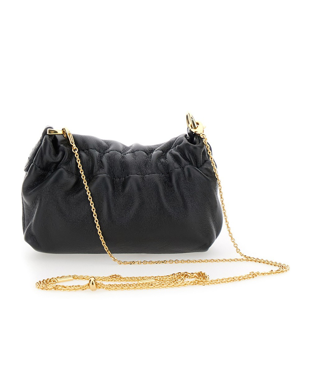 Fendi Chain Shoulder Bag In Black
